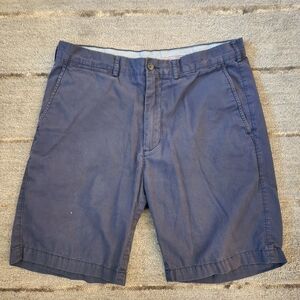Cremieux Navy Flat Front Shorts